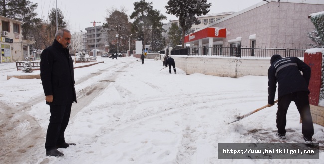 Hilvan’da Karla Mücadele Çalışmaları Başladı