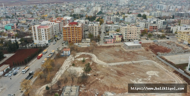 Urfa Büyükşehir’den Hilvan’da Kent Park Çalışması