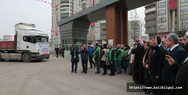 Şanlıurfa’dan Suriye’ye 13 Tır’lık İyilik Hareketi