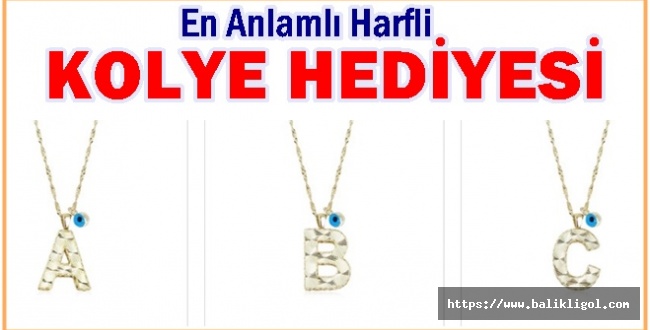 En Anlamlı Harfli Kolye Hediyesi