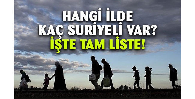 Urfa'daki Suriyeli Mülteci Sayısı Açıklandı! Peki, En Çok Suriyeli Hangi ilimizde