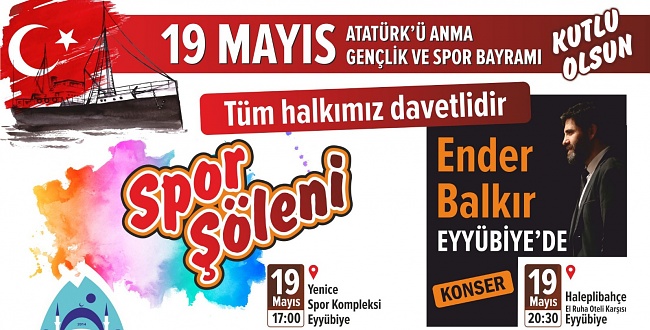 Eyyübiye’de Ender Balkır Konseri Bu Akşam