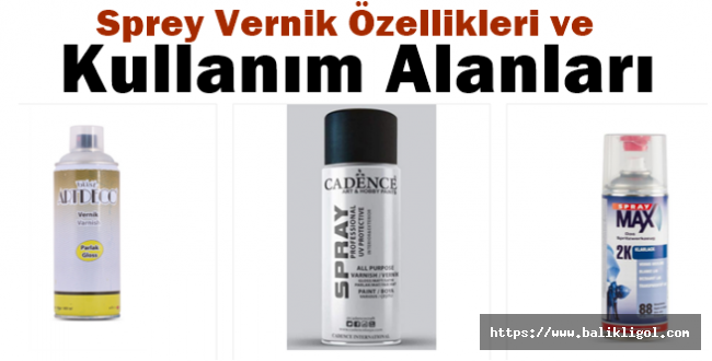 Sprey Vernik Özellikleri ve Kullanım Alanları