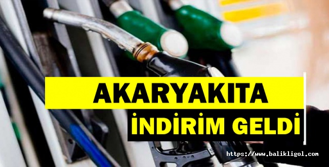 Akaryakıta indirim geldi! Bugün pompaya yansıdı