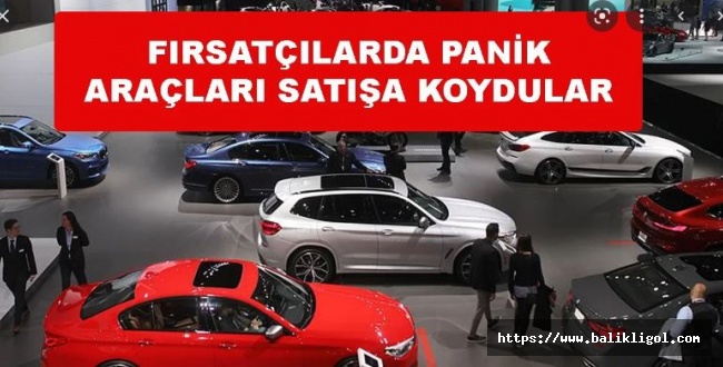 Araba fiyatlarından düşüş sinyali! Stokçularda büyük panik!