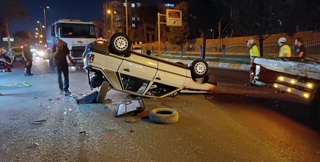 Şanlıurfa’da kontrolden otomobil takla attı: 1 yaralı