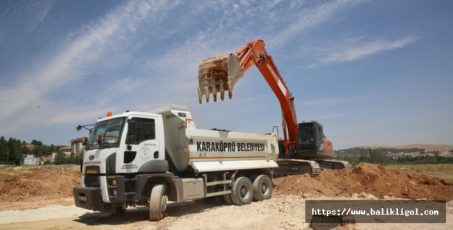 KARAKÖPRÜ’DE YENİ YOL AÇMA MESAİSİ SÜRÜYOR