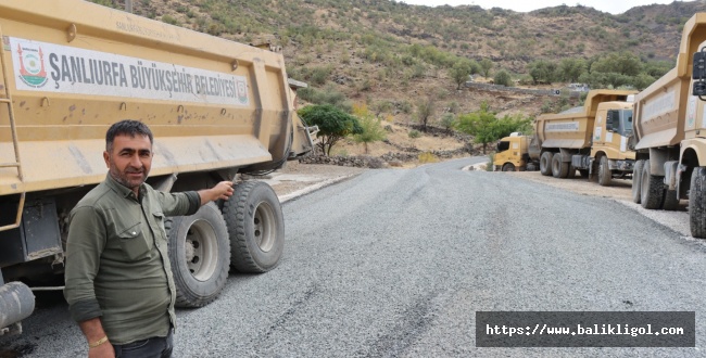 Büyükşehir’den Siverek Kırsalında Yol Çalışması