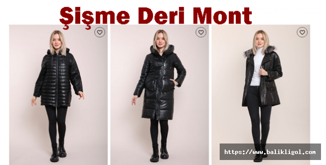 Şişme Deri Mont