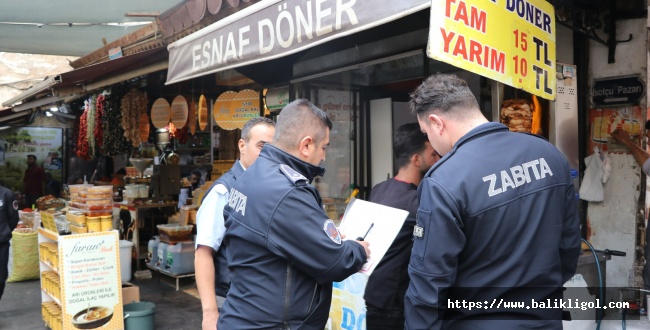 Urfa'da zabıta turistik bölgede fiyat denetlemesi yaptı