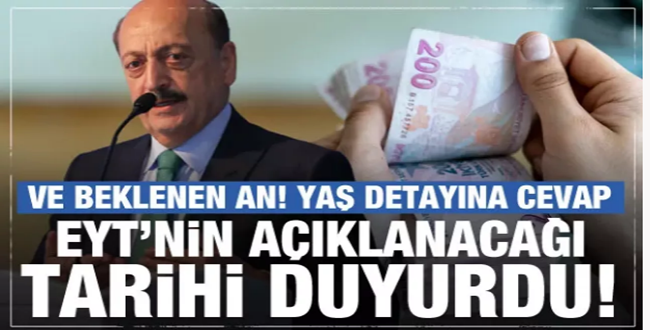 Bakan Bilgin'den son dakika açıklaması! EYT bu hafta açıklanacak