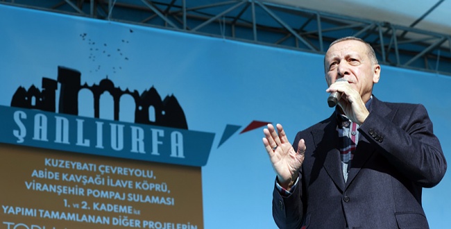 Erdoğan, Şanlıurfa mitinginde konuştu