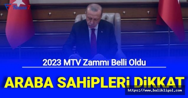 MTV Kararı Resmi Gazetede! 2023 yılında ne kadar zam gelecek?