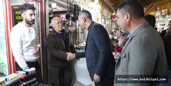 Eyyübiye Belediye Başkanı Mehmet Kuş Esnafı Ziyaret Ederek Taleplerini Dinledi