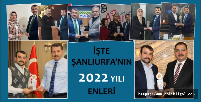 Şanlıurfa’da Yılın En’leri 2022 Ödülleri Sahiplerini Buldu