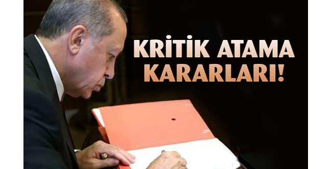 Kritik atamalar ve görevden alma kararları Erdoğan'ın imasıyla yayımlandı