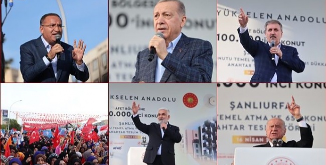 Şanlıurfalılar Cumhurbaşkanı Erdoğan 'ı bağrına bastı