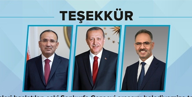 Başkan Kuş’tan Cumhurbaşkanı Erdoğan ve Bakan Bozdağ’a Teşekkür