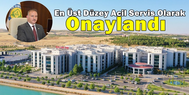 Harran Üniversitesi Hastanesi Acili İçin Önemli Karar