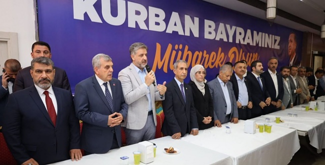 AK Parti Şanlıurfa Bayramlaşmasına yoğun ilgi