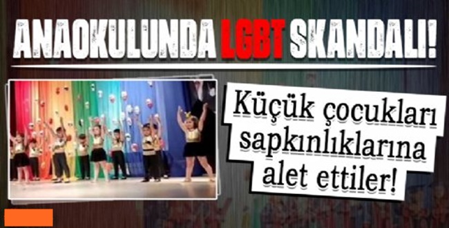 LGBT&#39;ciler Zıvanadan Çıktı! Anaokulunda cinsiyet seçme etkinliği yaptılar