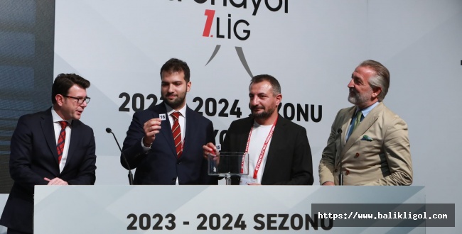 2023-2024 Sezonu Trendyol 1. Lig Fikstürü Çekildi