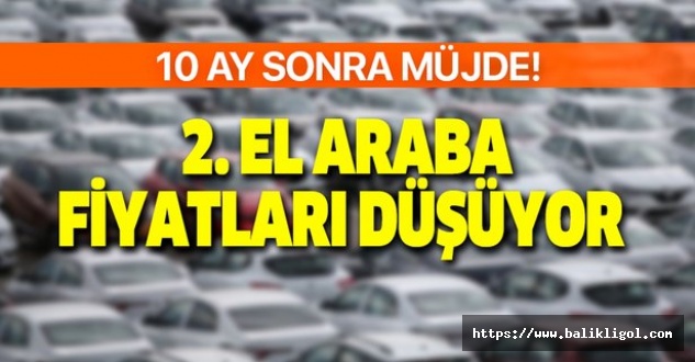 Ticaret Bakanlığı Neşter Vurdu. 2. El otoda fiyatlar düştü