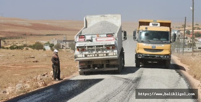 Urfa Büyükşehir 2 İlçede Asfalt Çalışması Başlattı