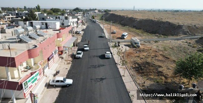 Büyükşehir’den Harran’da Sıcak Asfalt Çalışması