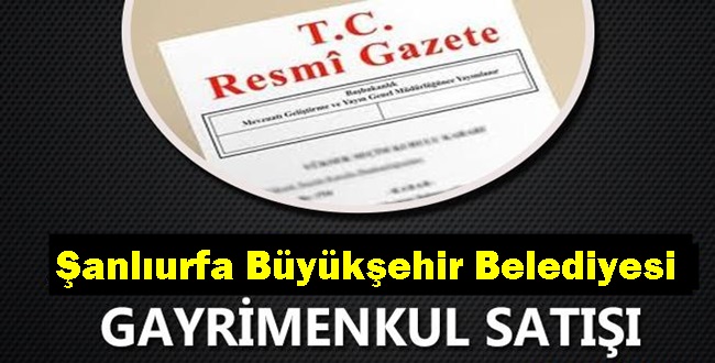 Şanlıurfa Büyükşehir Belediyenden arsa satışı