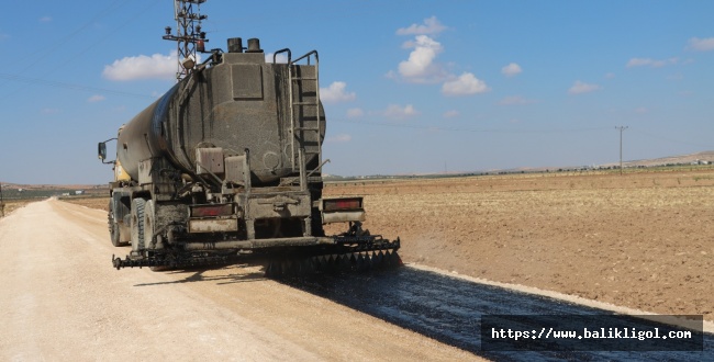 Suruç Kırsalında Asfalt Çalışması Yapılıyor