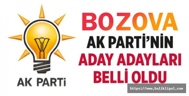 Ak Parti Bozova Belediye Başkan aday adayları belli oldu