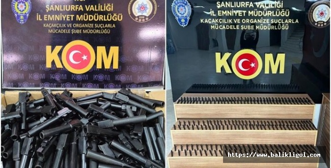 Şanlıurfa’da silah ve mühimmat kaçakçılığı operasyonuna