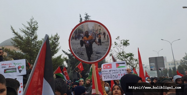 Urfa'da Çocuklar Gazzeli Çocuklar İçin Yürüdü