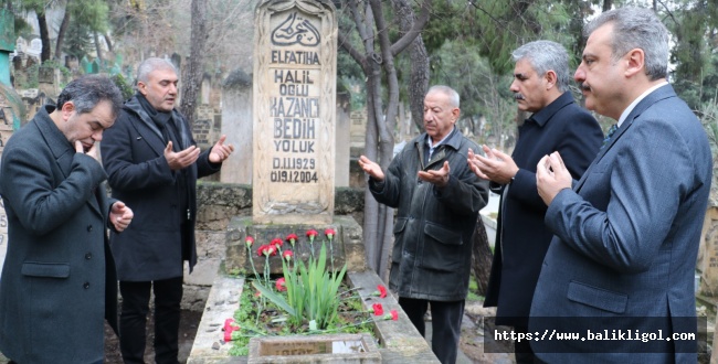 KAZANCI BEDİH KABRİ BAŞINDA DUALARLA ANILDI