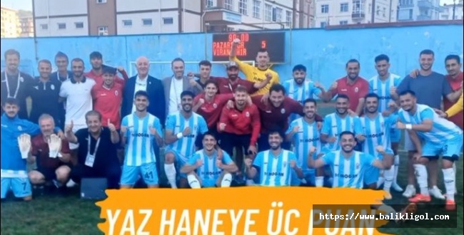 Pazarspor 5 - 0 Viranşehir Belediyespor