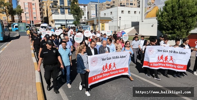 Şanlıurfa'da Dünya Yürüyüş Günü̈ etkinliği düzenlendi