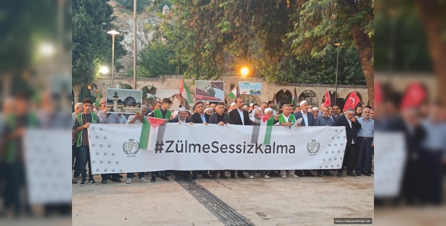 Şanlıurfa'da sabah namazında Gazze için dualar edildi