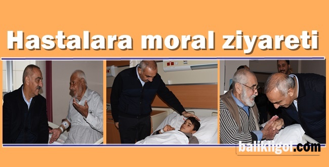 Başkan Aslan Ali Bayık'tan hastalara moral ziyareti