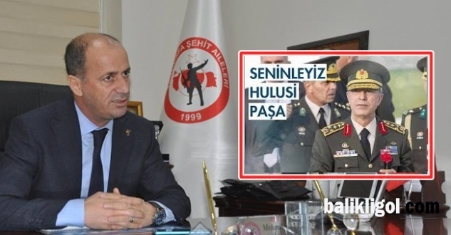 Milli Savunma Bakanı Hulusi Akar'a Urfa'dan destek