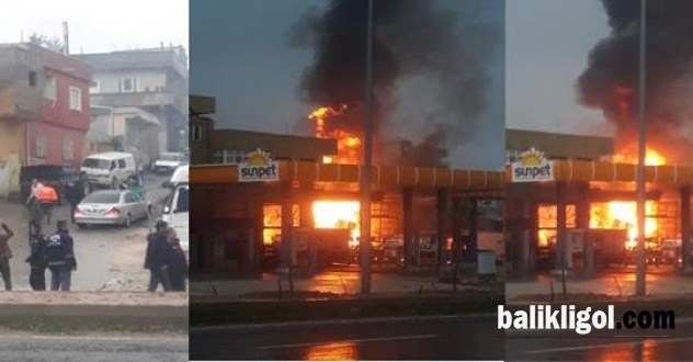 Son Dakika! Bozova'da akaryakıt istasyonunda patlama oldu