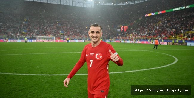 TFF'den Kerem Aktürkoğlu'na tebrik mesajı