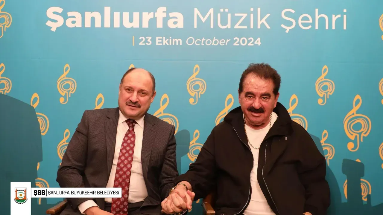 İbrahim Tatlıses, UNESCO Müzik Şehri Şanlıurfa'ya katıldı