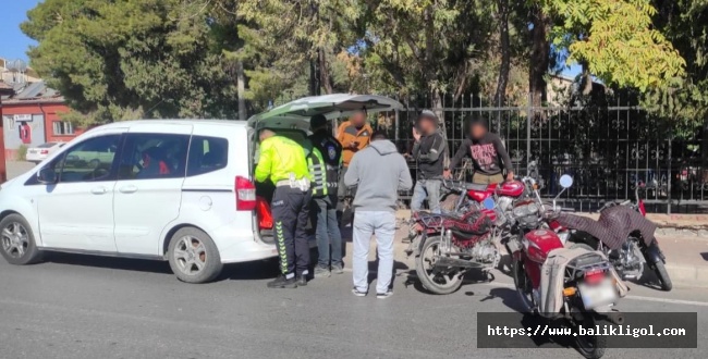 Şanlıurfa'da motosikletlere yönelik denetimler sürüyor