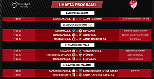 Trendyol Süper Lig 1. ve 2. Hafta Programı Açıklandı