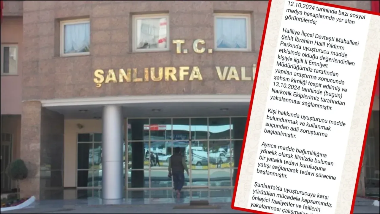 Şanlıurfa Valiliği’nden O Konuyla İlgili Açıklama