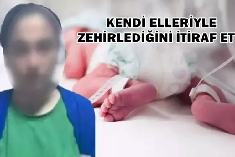 Cani Anne sadece biberonuna tiner koymamış, çorbasına da çamaşır suyu koymuş