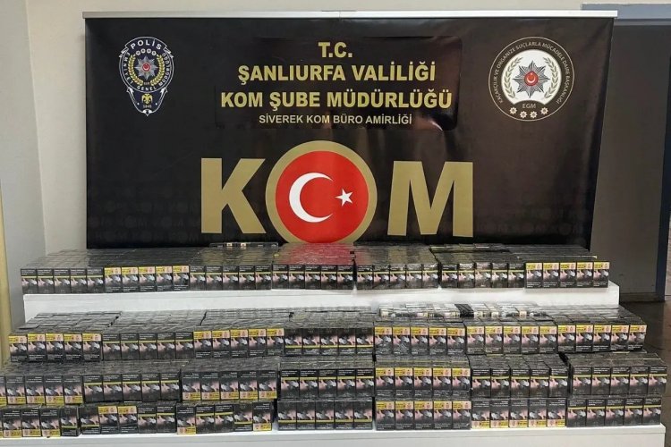 Şanlıurfa'da 812 Karton Kaçak Sigara Ele Geçirildi