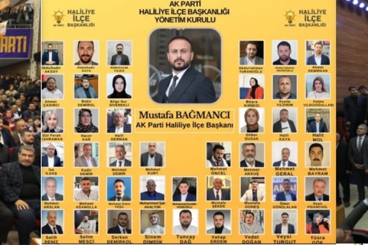 AK Parti Haliliye İlçe Kongresinde Başkan Mustafa Bağmancı Seçildi