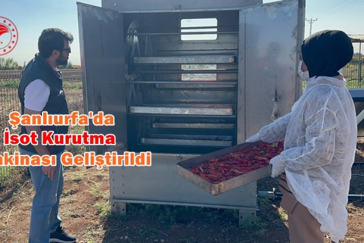 Urfa'da yaşayanlara müjde:  Güneş Enerjili İsot Kurutma Makinasını Geliştirdiler